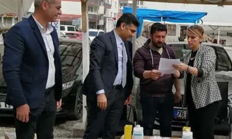 AKAK Parti İl Başkanı Ali Kemal Ayaz Ve  Teşkilat Mensubu arkadaşlarıyla birlikte ziyaretler