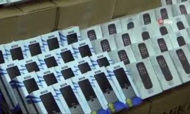 Iğdır'da kaçak cep telefonu ele geçirildi
