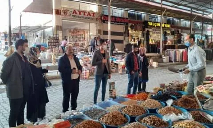 AK Parti Iğdır il teşkilatı'ndan esnaf ziyareti