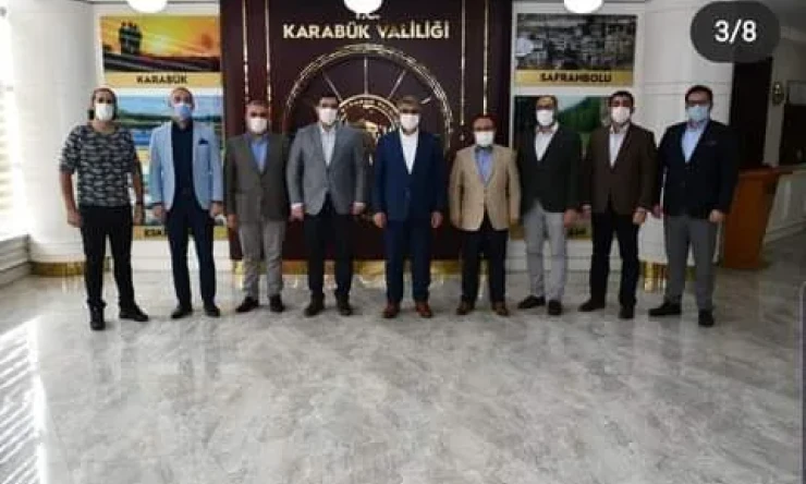 Iğdır Vakfı mütevelli heyeti üyesi saygı değer hemşehrimiz Karabük Valisinin ziyaret