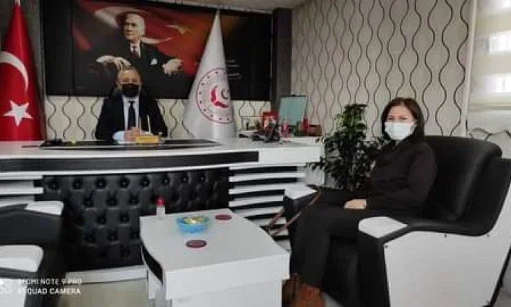 Yeni Atanan Hasan Güven Müdüre Hayırlı Olsun Ziyareti