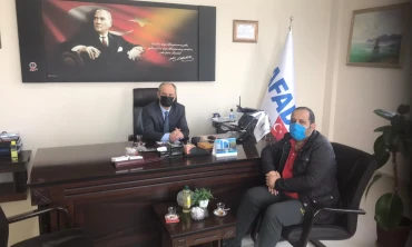 Iğdır İl Afet ve Acil Durum Müdürü Bülent Zeğem beyi bizi konuk etti