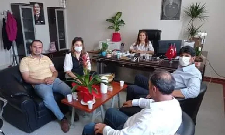 AK Parti İlçe Başkanı Hastaneyi Ziyaret Etti