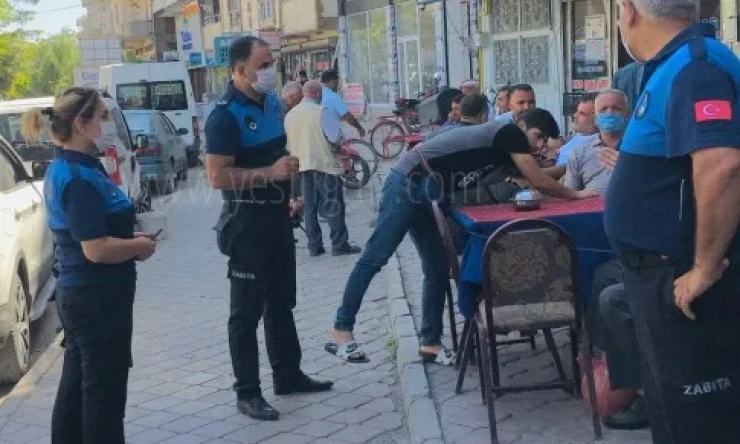 Zabıta Amiri Caner Aydın Kaldırım İşgaline son verelim