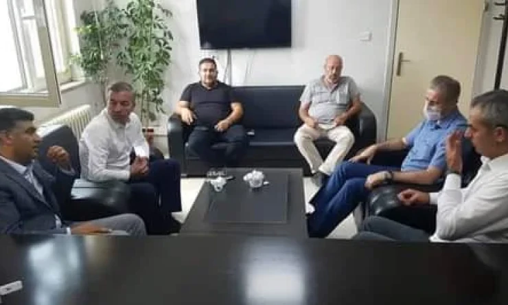 AK Parti İl ve Merkez İlçe Başkanından Salih Serçe'le Hayırlı Olsun Ziyareti
