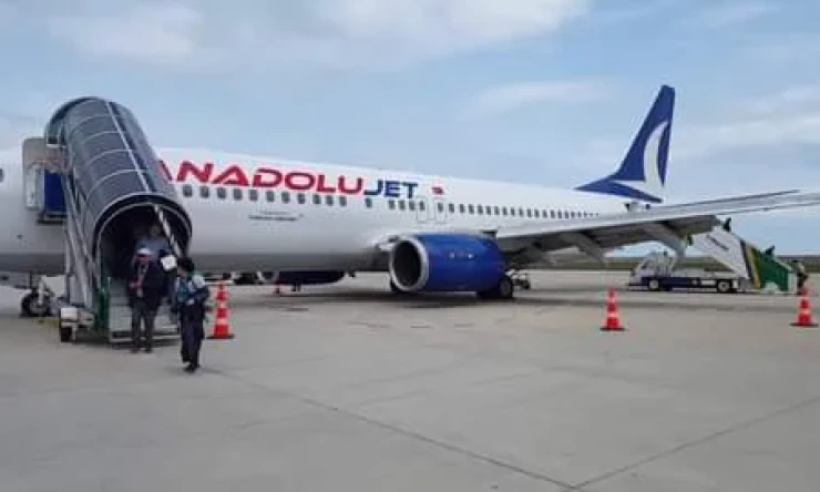 IĞDIR'DAN ANKARA'YA GİTMEKTE OLAN UÇAK
