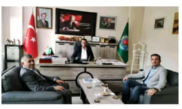 Başkan Ercan Ödül'den Ertaş'a ziyarete bulundu