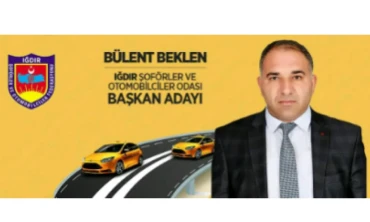 Iğdır'da Şoförler Odası Başkanlığına adaylığını açıkladı