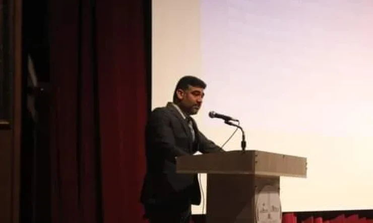 Başkan Ayaz'ın Kürsüde Etkili hitabını samimi Duygularıyla hitap etti