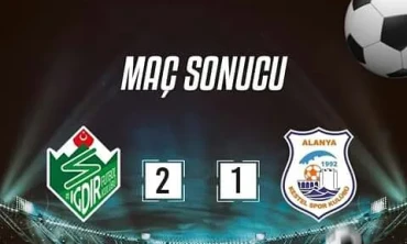 Alanya Kestel sporu kayıplarda 2-1