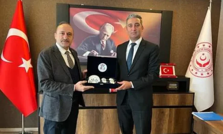 BAŞKANI ALAGÖZ’LE TİS İLE İLGİLİ BİR ARAYA GELDİ