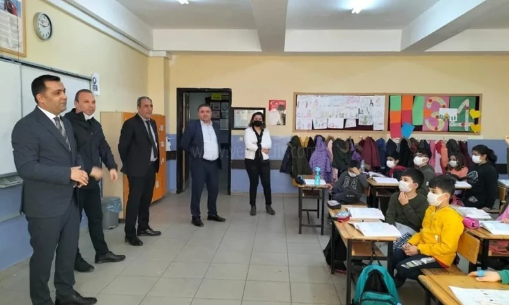 Çevre ve Şehircilik il Müdürü Bektaş, Okul Ziyaretlerine Devam Ediyor