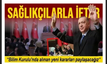 Cumhurbaşkanı Erdoğan, 81 ilin Sağlık Çalışanlarını İftarda Ağırladı