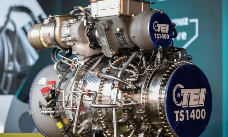 1400 beygirlik uçak motoru