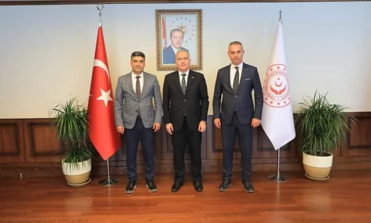 AK Partililer aile ve sosyal hizmetler bakan yardımcısı İsmail Erguneş'e ziyaret