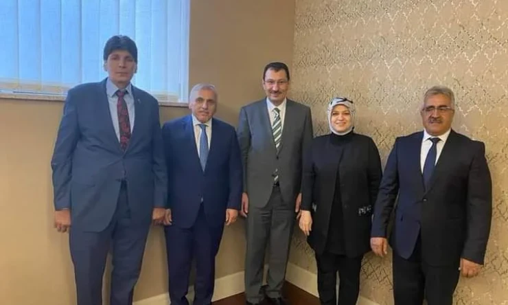 Aralık Başkanı Hüseyin Şeyran AK Parti genel merkezini ziyaret etti