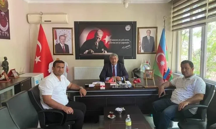 Müdür Savaş Kaya'dan Başkan Bayram Ali Ballı'yı Ziyaret Etti