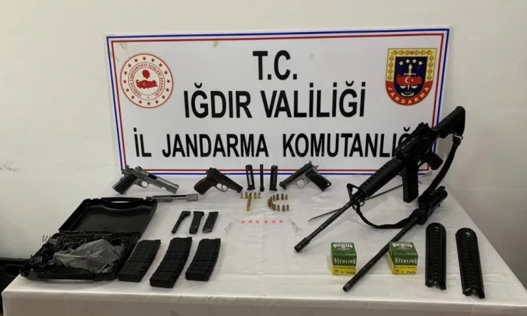 Şahıslar Ağrı'lı! Silah ve Mühimmat Kaçakçılığı Operasyonu