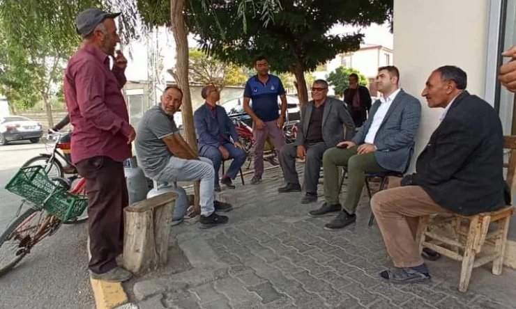 Belediye Başkan Vekili Ömer Said Karakaş, devam eden kaldırım taşlarını inceledi