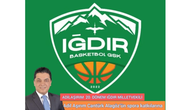 Adil Aşırım Cantürk Alagöz’ün spora katkılarına ek bir katkı olarak görüyor başarılar diledi