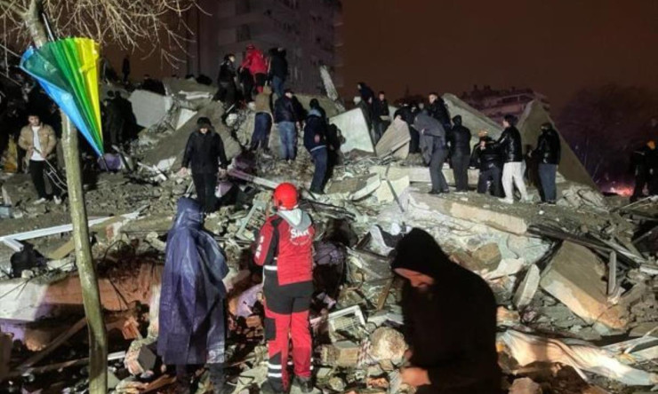 Kahramanmaraş merkezli 7.4 deprem meydana geldi