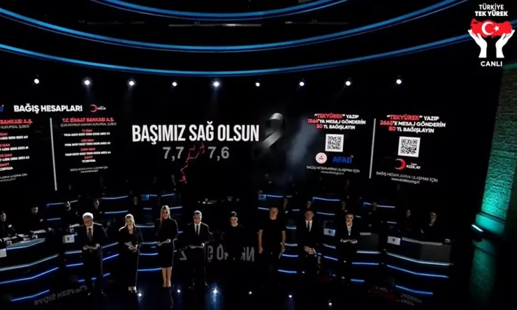 Depremzedelere Yardım Kampanyası: Türkiye Tek Yürek