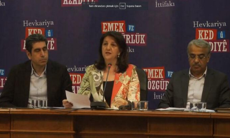 Emek ve Özgürlük İttifakı, Cumhurbaşkanlığı Seçimlerinde Aday Çıkarmayacak