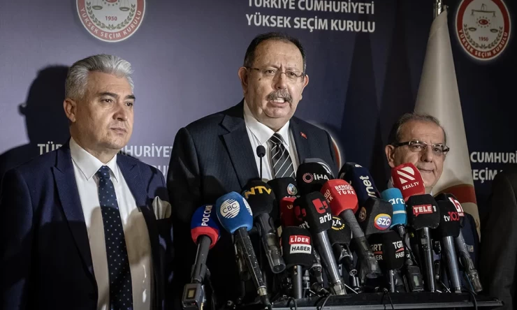 YSK Başkanı Ahmet Yener geçici seçim sonuçlarını açıkladı!
