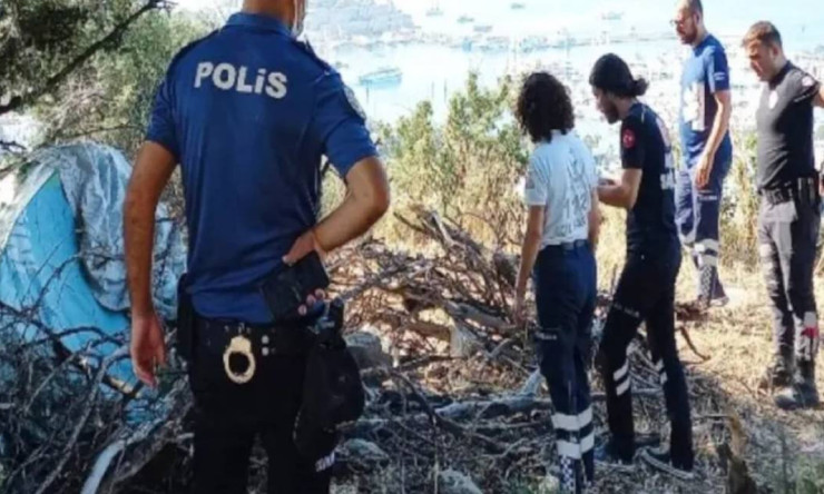 Bodrum'da Ormanda Çadırda Bulunan Cesedin Esrarı Çözülmeye Çalışılıyor