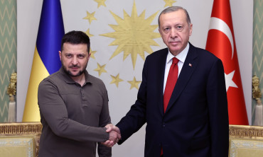 Cumhurbaşkanı Erdoğan ve Ukrayna Devlet Başkanı Zelenskiy İstanbul'da Görüştü