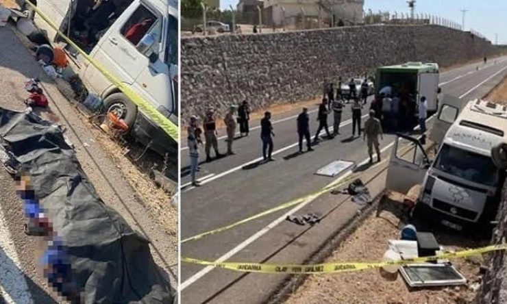 Suruç - Akçakale Yolunda Meydana Gelen Kazada 5 Kişi Hayatını Kaybetti, 15 Kişi Yaralandı