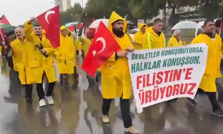 Kayseri'den Filistin'e Yardım İçin Yola Çıkan Grup, Zorlu Rota Üzerinde İlerliyor