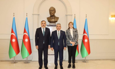 Milletvekili Cantürk Alagöz, Azerbaycan Büyükelçiliği Ziyareti