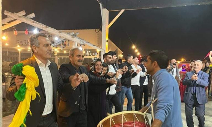 Yılmaz Hun'un bölgesindeki taziye ziyareti ve düğün davetine katılımı