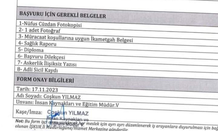 İş alım ilanının gece yarısı yayınlanmasıyla birlikte ortaya çıkan belirsizlik