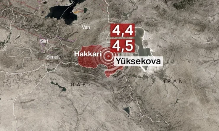 Hakkari’de Yılın Son Gününde Art Arda Depremler