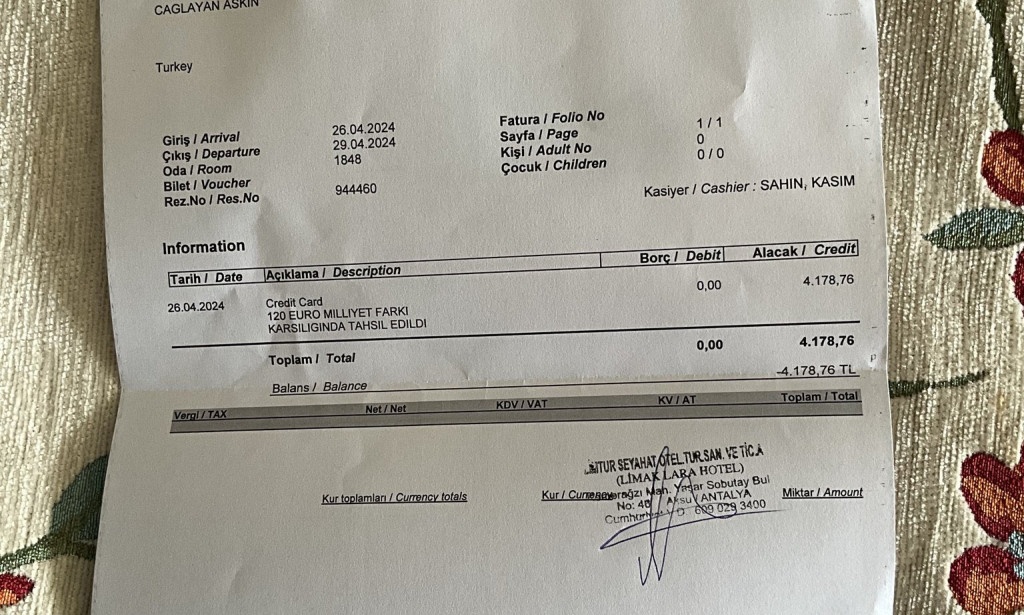 Antalya’daki Otelde ‘Milliyet Farkı’ Skandalı: Kültür ve Turizm Bakanlığı Harekete Geçti