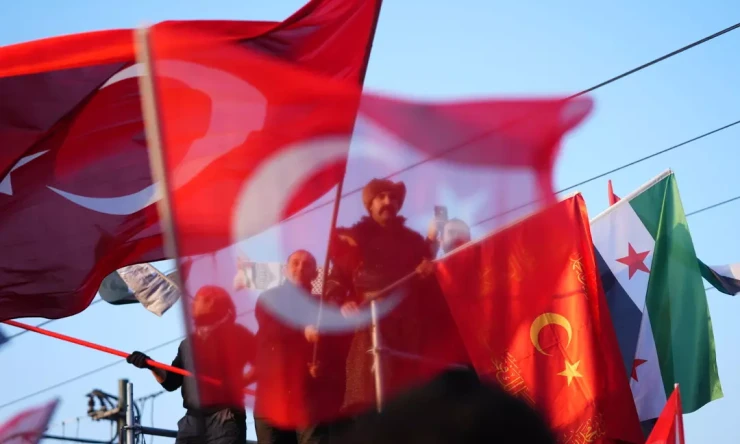 İstanbul'da Yeni Yılın İlk Gününde Gazze İçin Büyük Yürüyüş