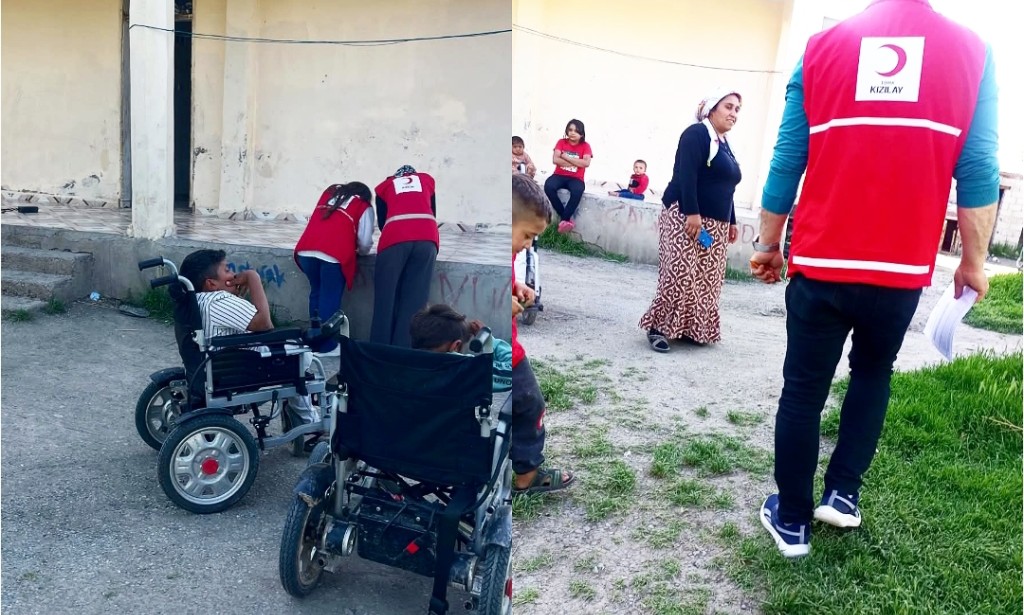 Türk Kızılay’ından Özgür Mahallesi’ndeki Engelli Aileye Anlamlı Destek
