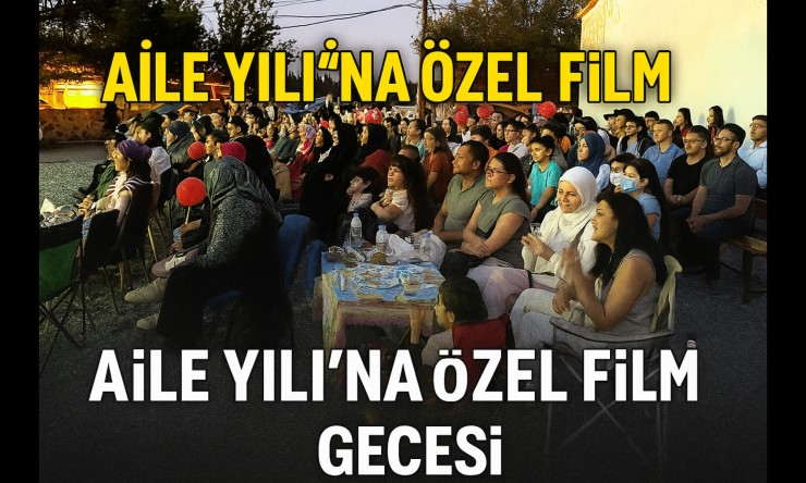 Iğdır’ın Evci Köyü’nde “Aile Yılı”na Özel Sinema Gecesi: Köy Halkı Açık Havada Birlikte Güldü, Birlikte Duygulandı
