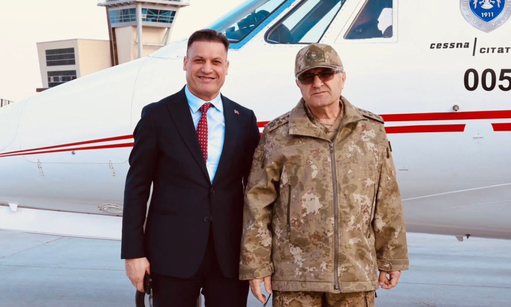 Iğdır Havalimanı’nda Üst Düzey Askerî Karşılama